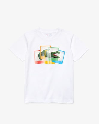 Boys&rsquo; Polaroid Collaboration Print Cotton T-shirt