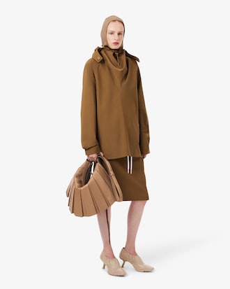 Runway XL Lenglen Suede Leather Hobo Bag