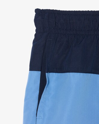 Striped Taffeta Swim Trunks