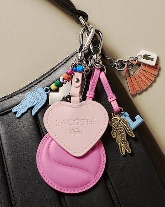 Llavero Charms L De Coraz&oacute;n Y Cocodrilo