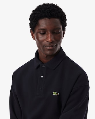 Men's Loose Fit Piqué Sweatshirt