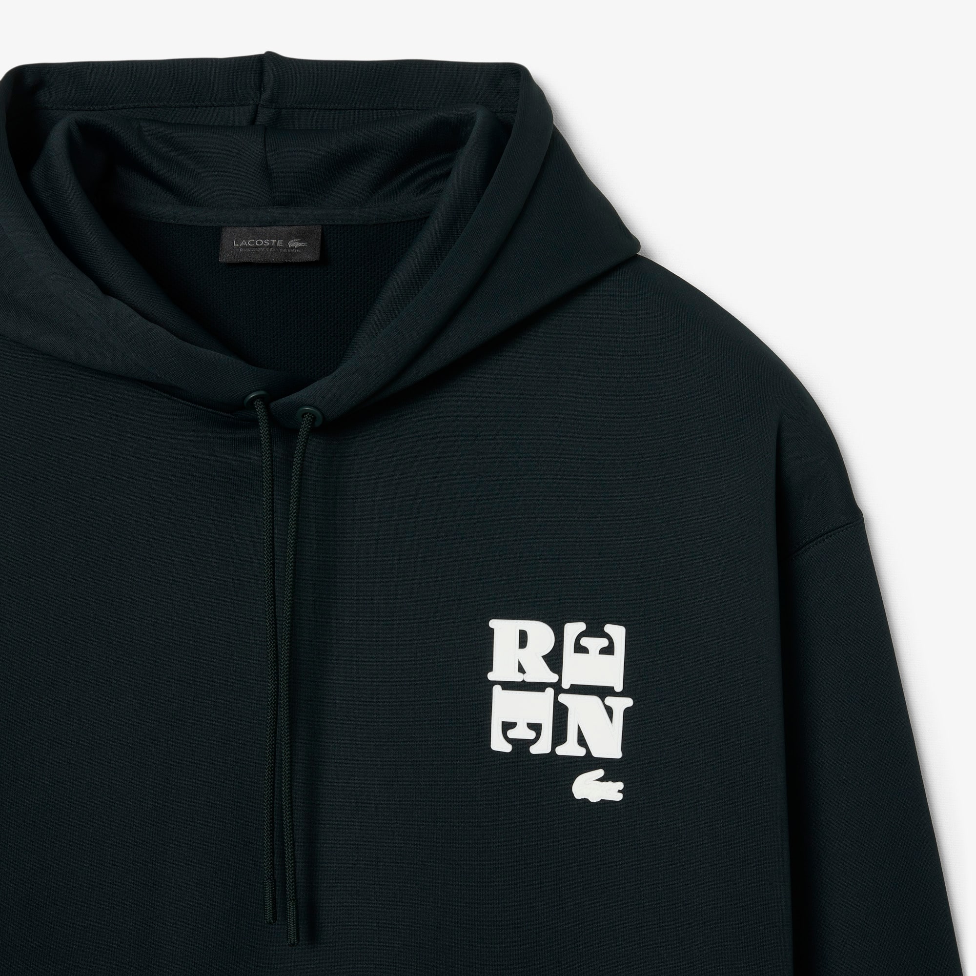 Runway Badge Accent Hoodie - Sweaters & Sweatshirts - New In 2026