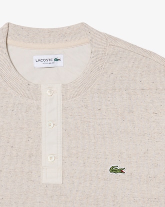 Ribbed Crew Neck Sweatshirt