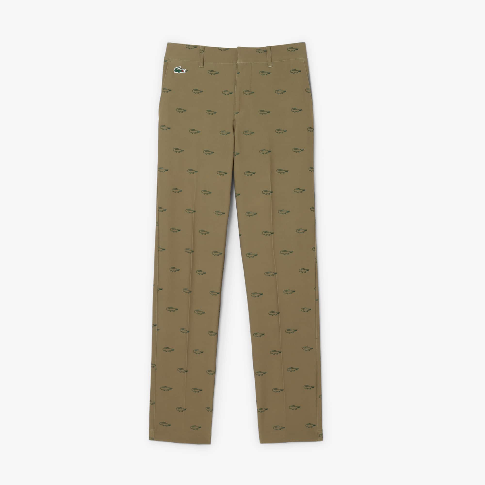 Lacoste Men's Ultra Dry Slim Fit Golf Pants - 40 In Green