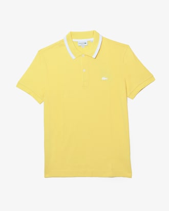 Polo Para Hombre De Corte Regular En Algod&oacute;n Flexible
