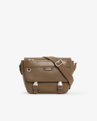 Bolsa con Solapa de Piel Ossian