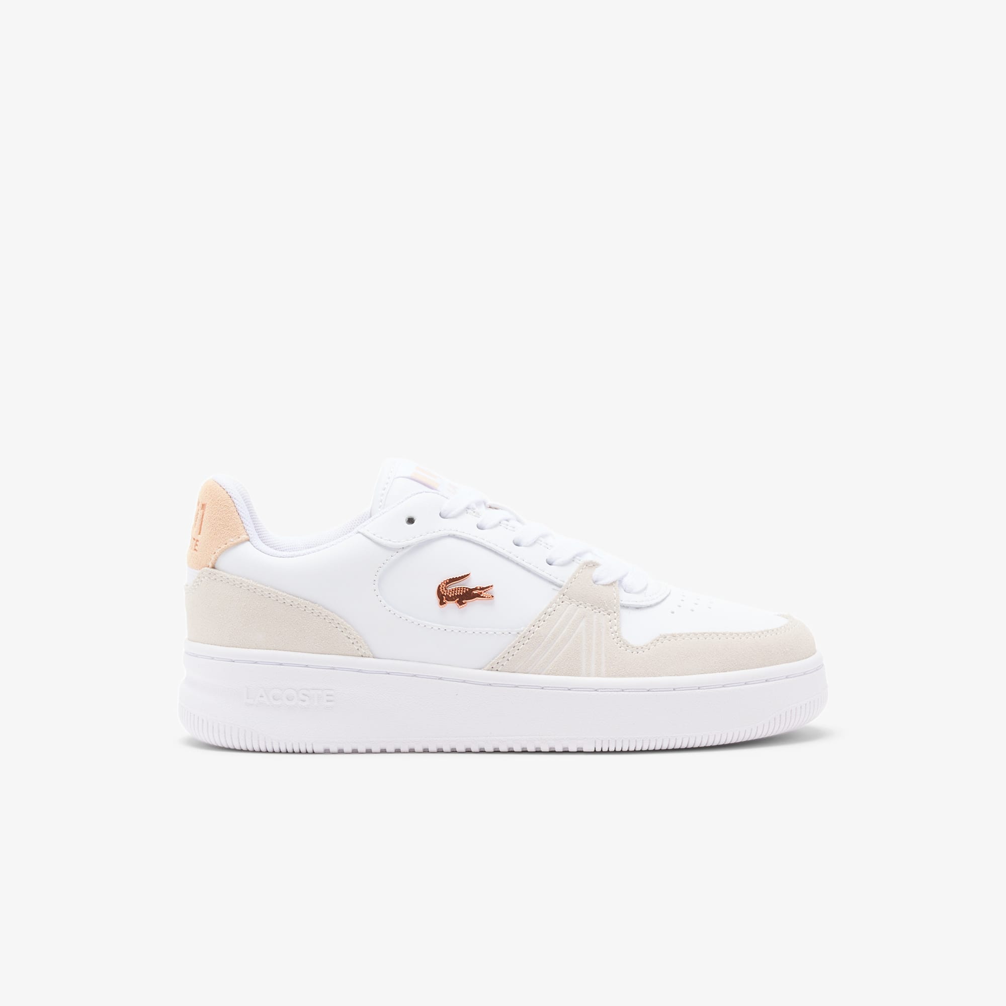 Lacoste Women's L001 Set Suede Sneakers - 6 In White