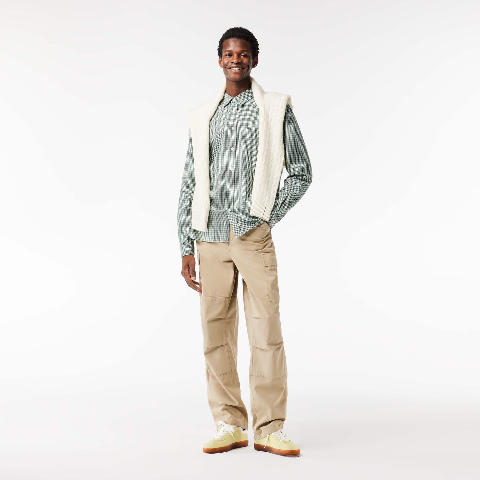 Men's Regular Fit Cotton Flannel Shirt - Button Down Shirts
