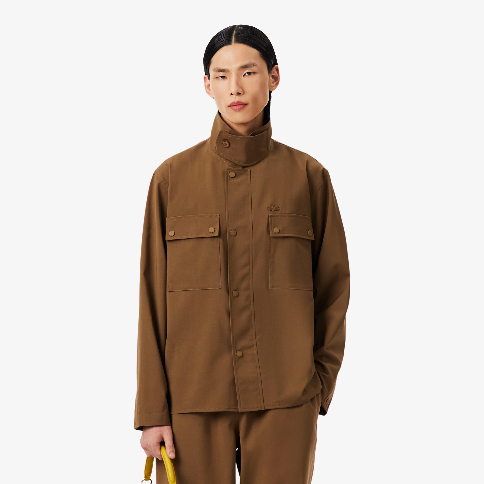 Runway Regular Fit Wool Blend Shirt - Button Down Shirts - New In