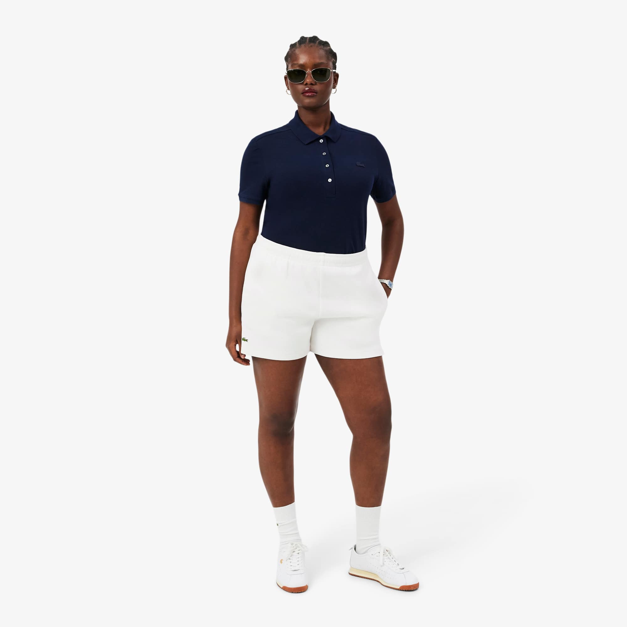 Women's Double Face Piqué Shorts - Shorts & Skirts - New In 2026