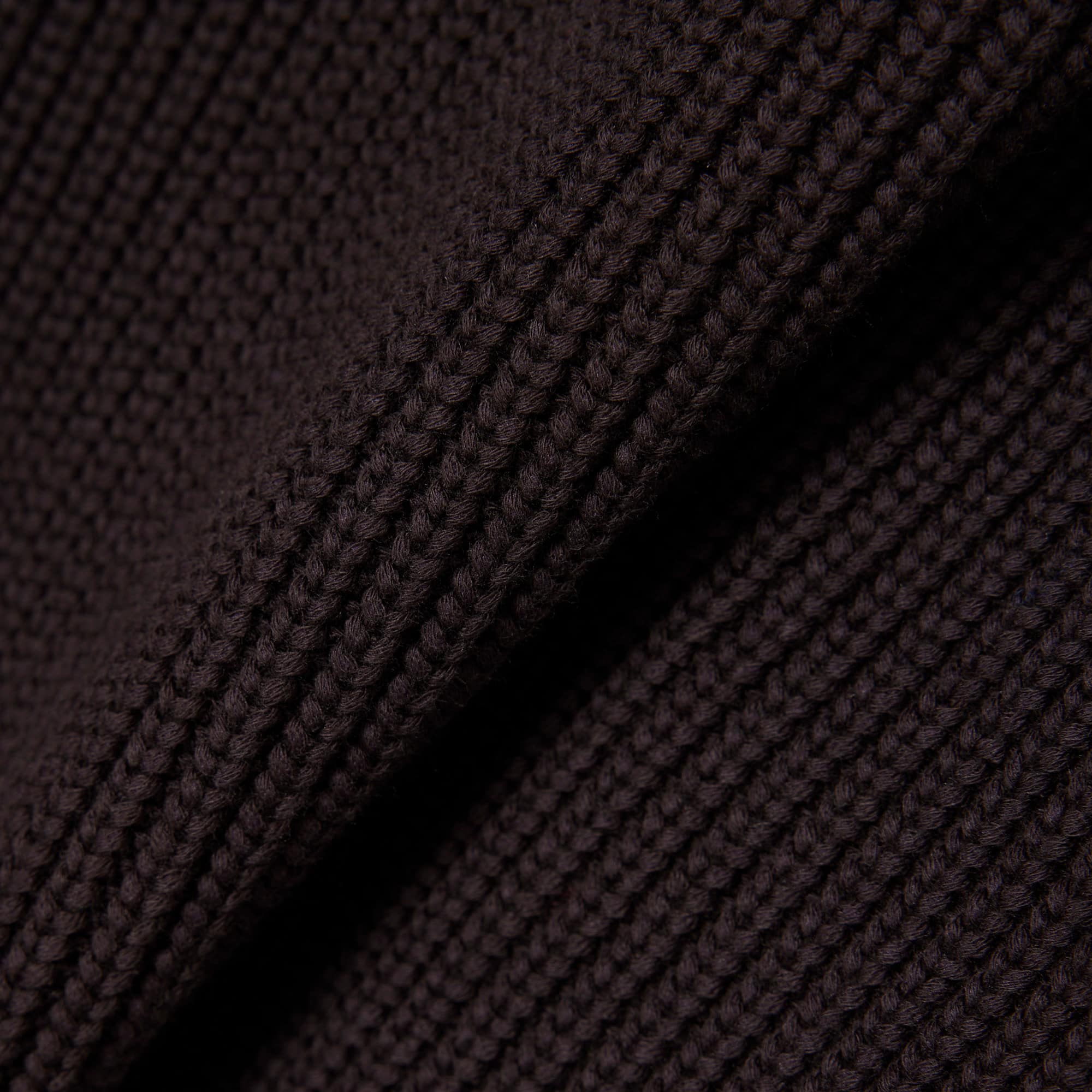Pearl Rib Knit Badge Accent Sweater