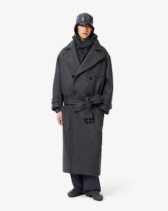 Runway Oversized Double Breasted Wool Coat