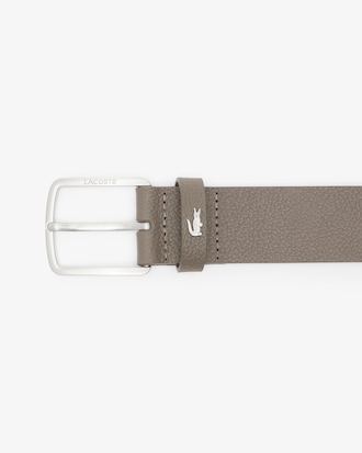 Grained Leather Belt