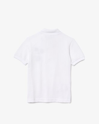 Polo Gar&ccedil;on Lacoste en piqu&eacute; de coton doux avec badges