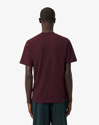 Playera de Tejido Jersey con Cocodrilo Metalizado