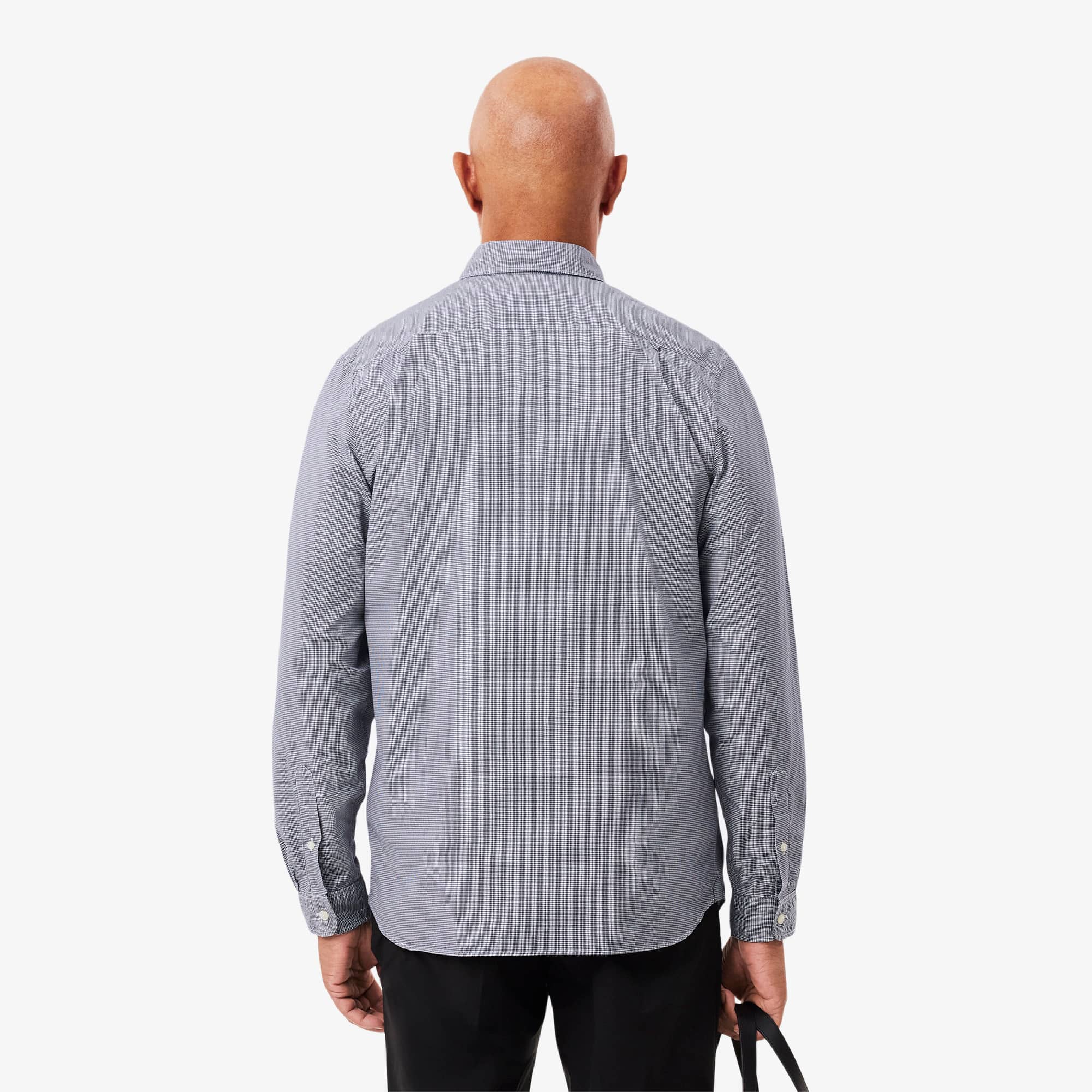 Men's Regular Fit Gingham Poplin Shirt - Button Down Shirts - New