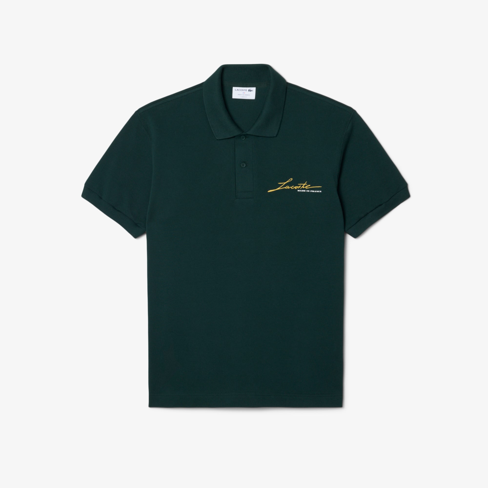 Classic Fit French Made Piqué Polo Shirt