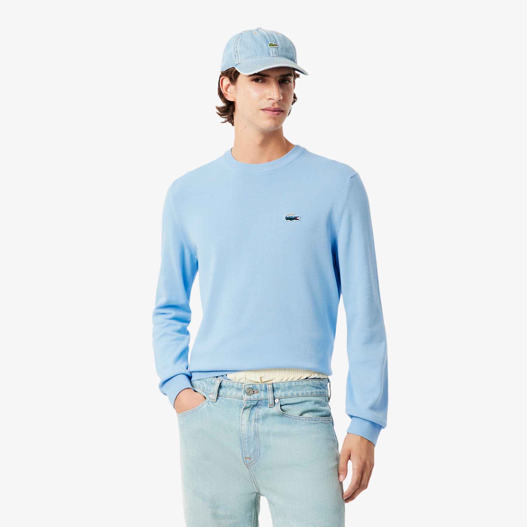 Men's Cotton Landscape Crocodile Sweater - Sweaters & Sweatshirts