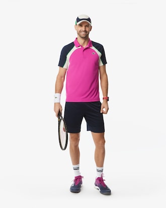 Men's Ultra Dry Colorblock Tennis Polo