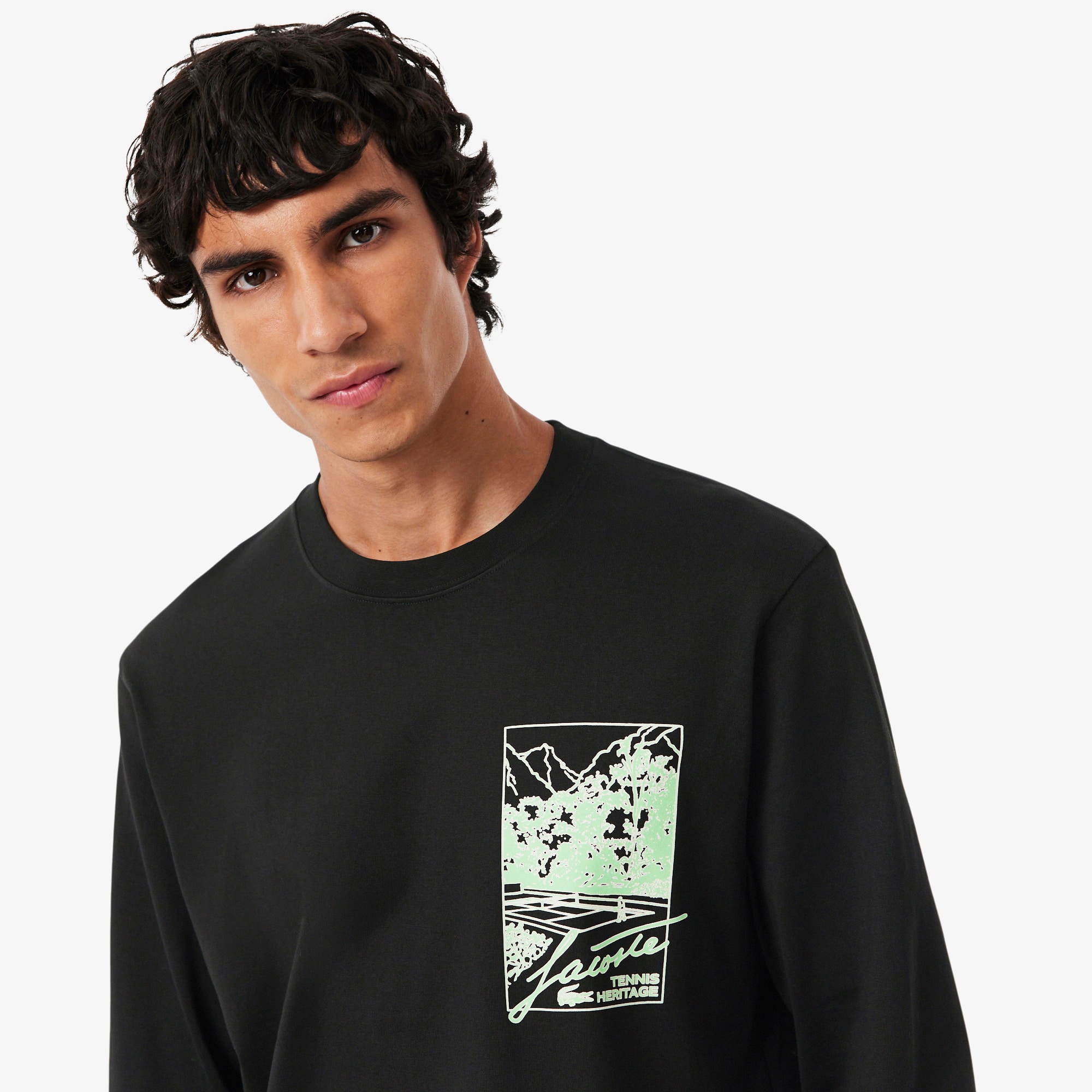 Men's Long Sleeve Heavy Jersey T-Shirt - T-shirts - New In 2025