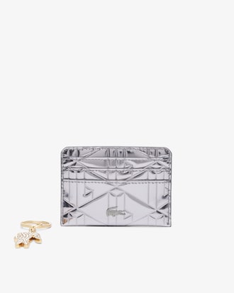 Cardholder & Metal Key Chain Gift Set