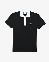 Polo de corte cl&aacute;sico con cuello en contraste L.12.12 para hombre