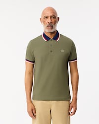 Men's Regular Fit Stretch Mini Piqué Polo