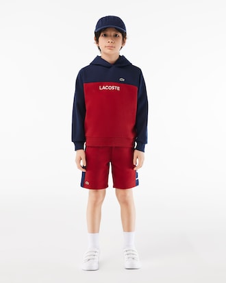Kids' Color Stripe Cotton Shorts 