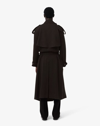 Men's Runway Wool Trench Coat