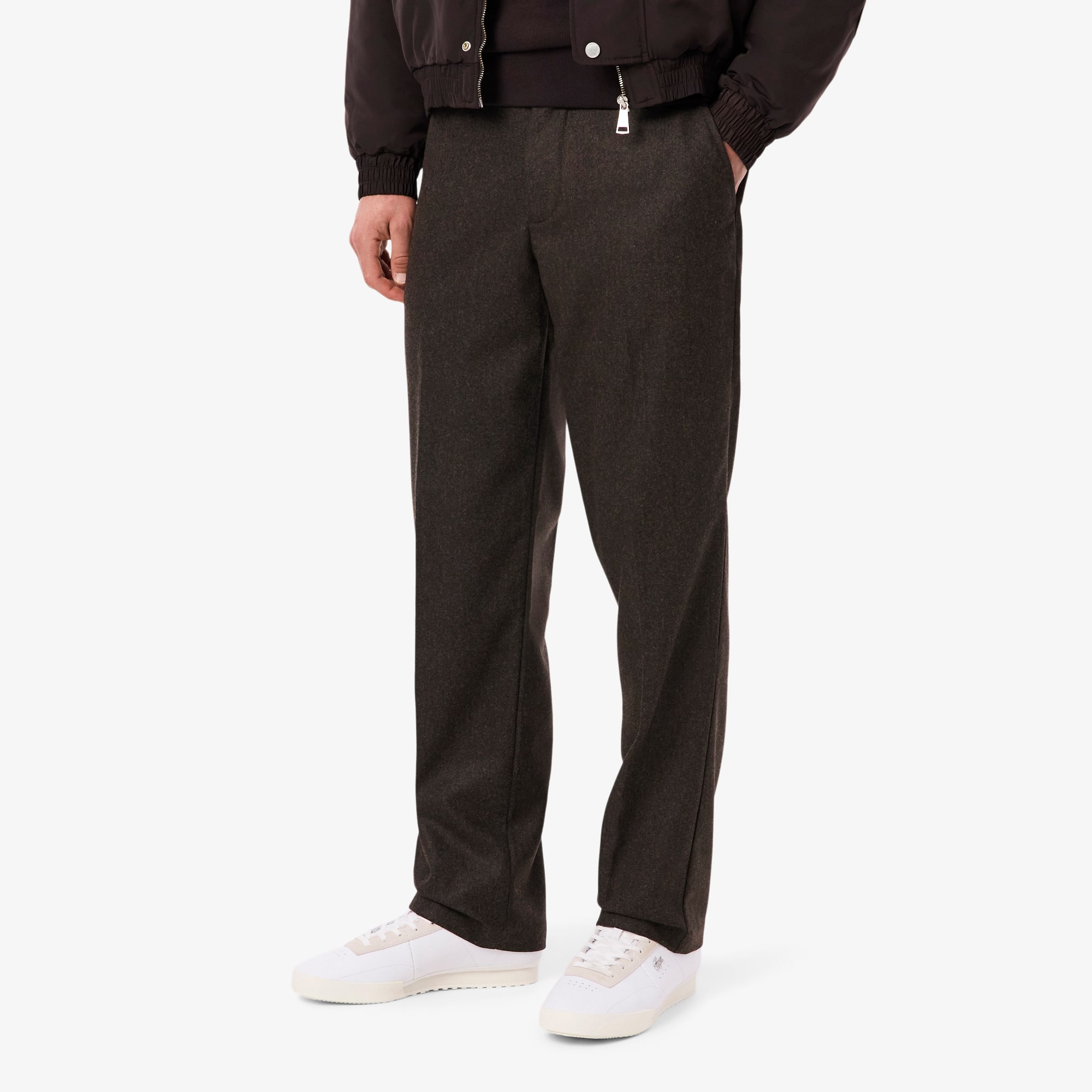 Men's Straight Fit Chevron Wool Pants - Pants & Sweatpants - New