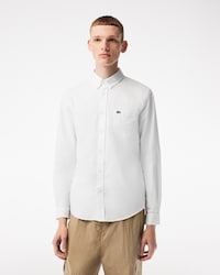 Men’s Buttoned Collar Oxford Cotton Shirt