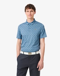Regular Fit Printed Golf Polo