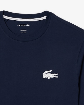 Men's Crocodile Print Cotton Undershirt