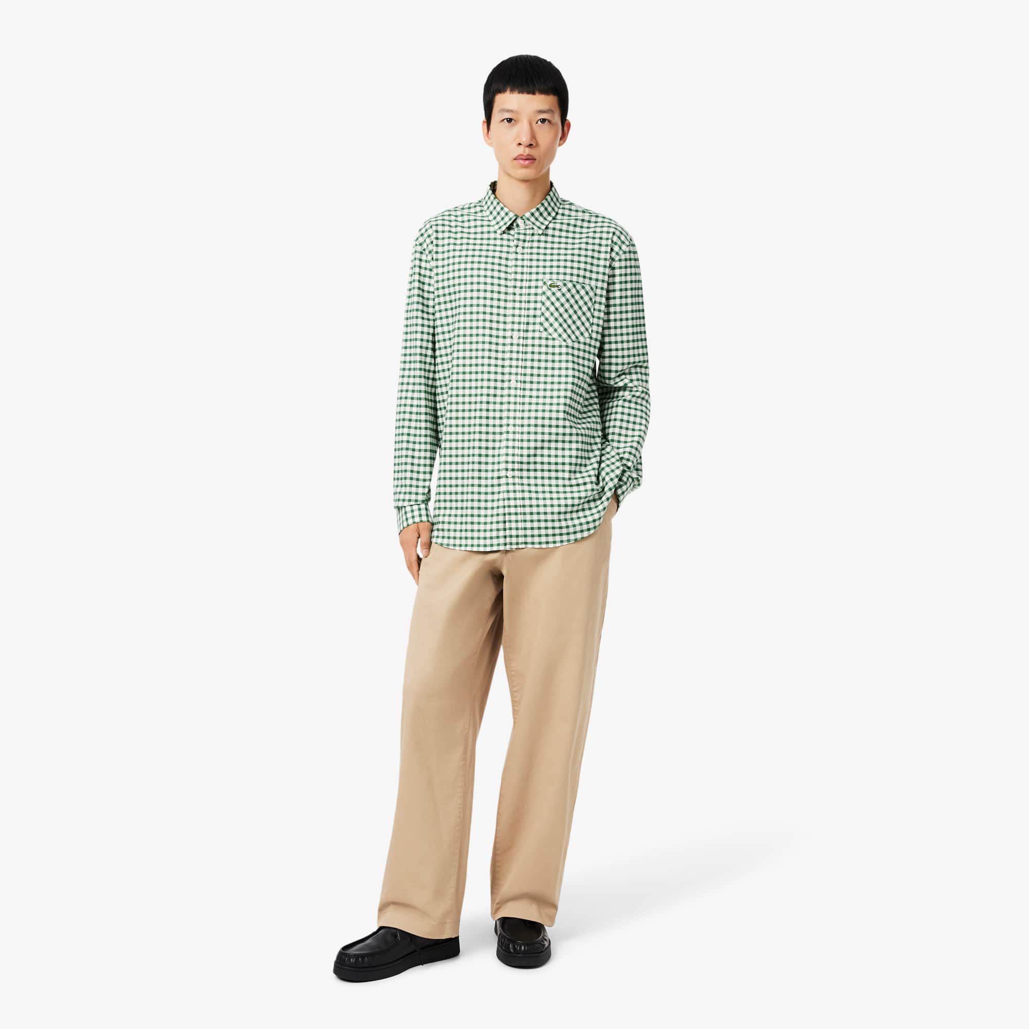 Lacoste Loose Fit Stretch Cotton Chino Pants - 13 - 36/32
