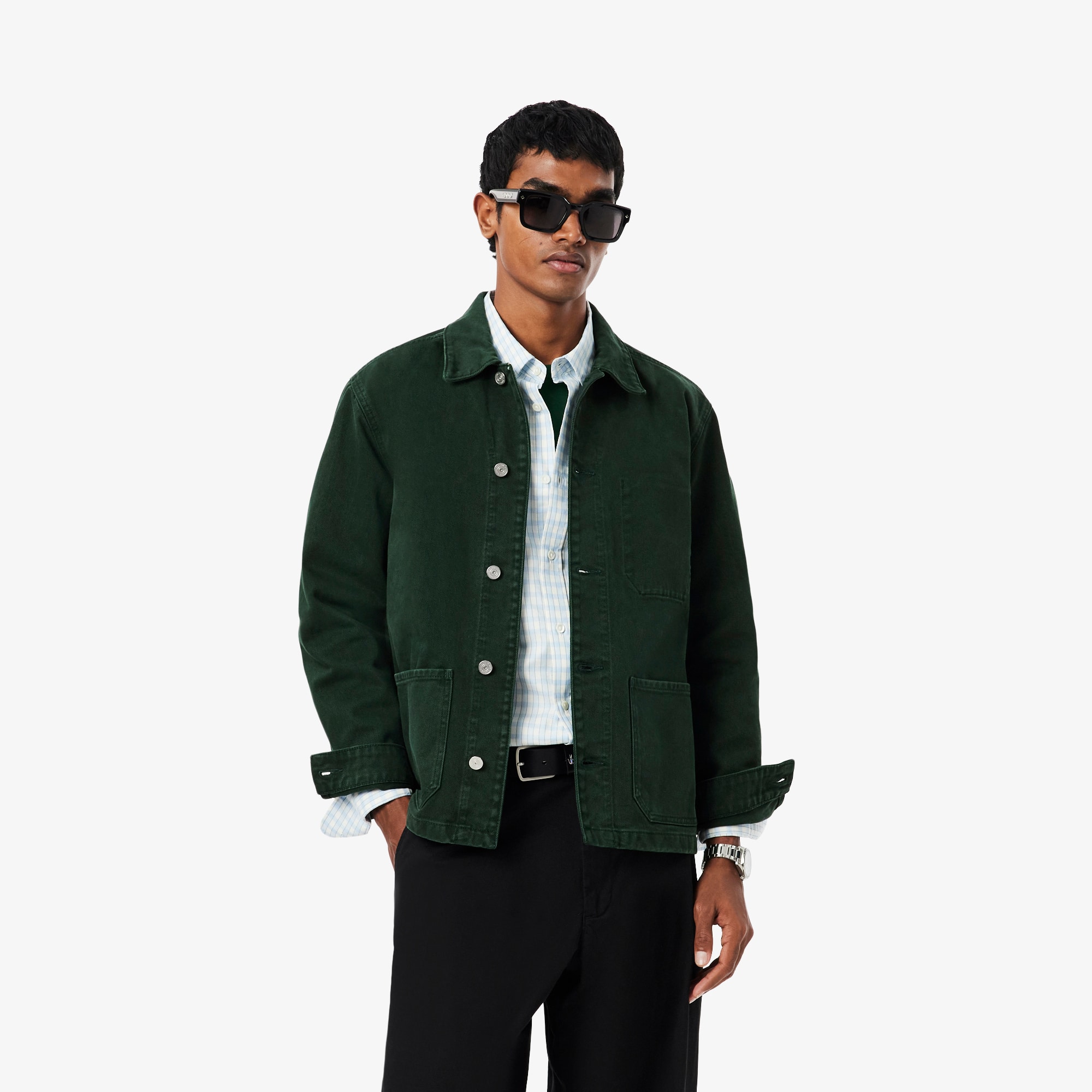 Denim Overshirt - Button Down Shirts - New In 2026 | Lacoste