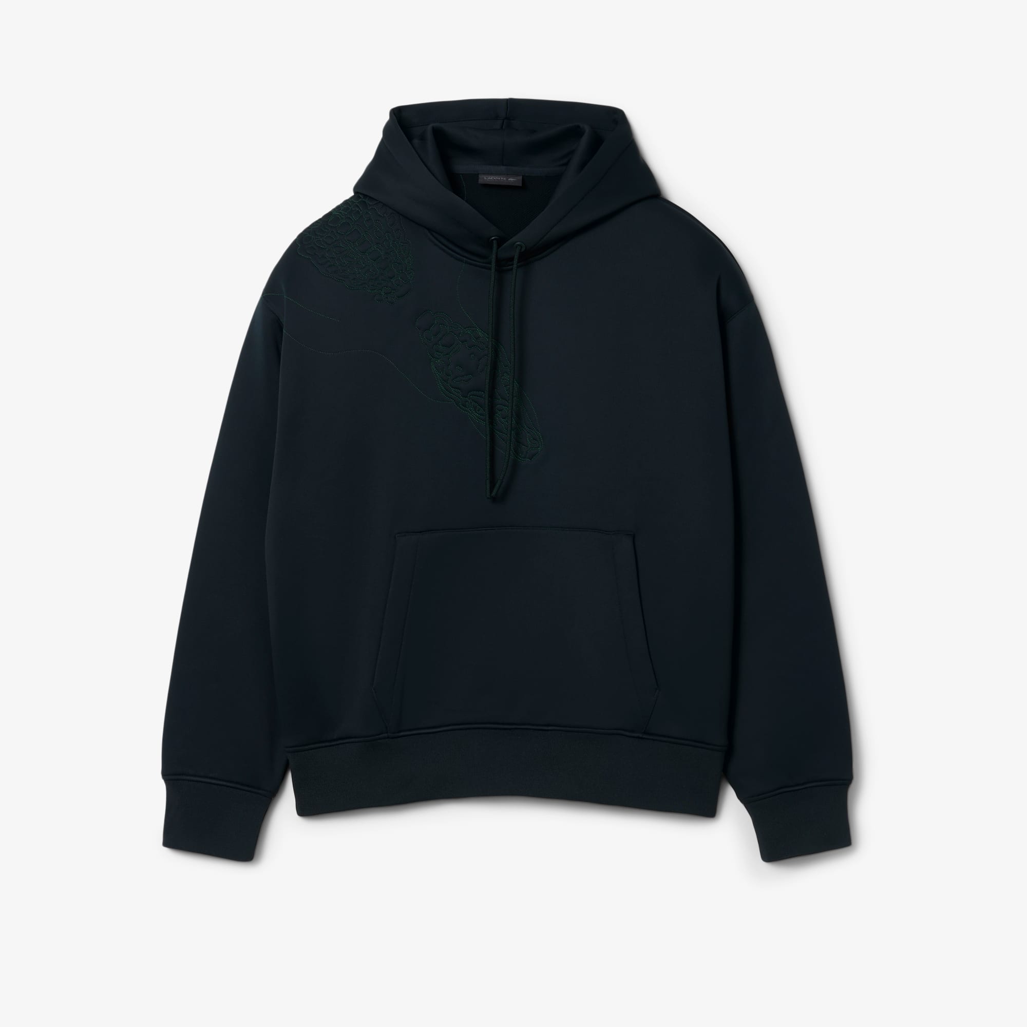 メンズウェア CLUBHAUS x Lacoste Crew Sweat Black M Men's Crew Neck Cotton Sweater - Sweaters & Sweatshirts - New In