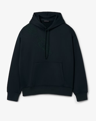 Runway Embroidered Crocodile Hoodie