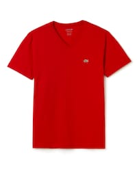 V-Neck T-Shirt in Pima Cotton