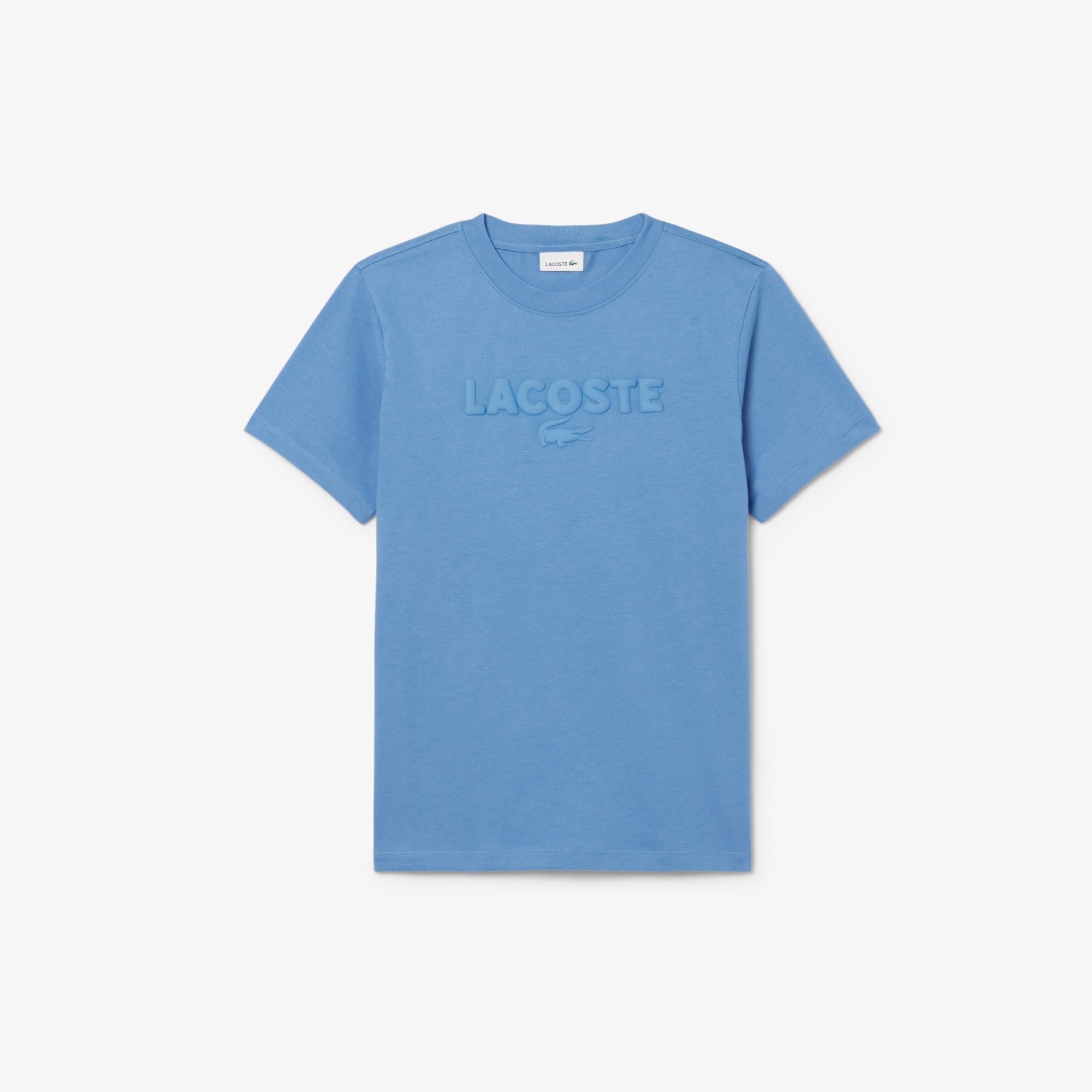 Textured Lacoste Cotton T-Shirt