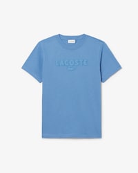 Textured Lacoste Cotton T-Shirt