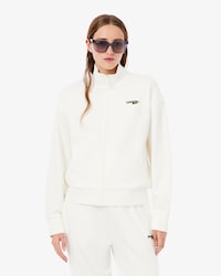 Relaxed Fit Zipped Badge Sweatshirt