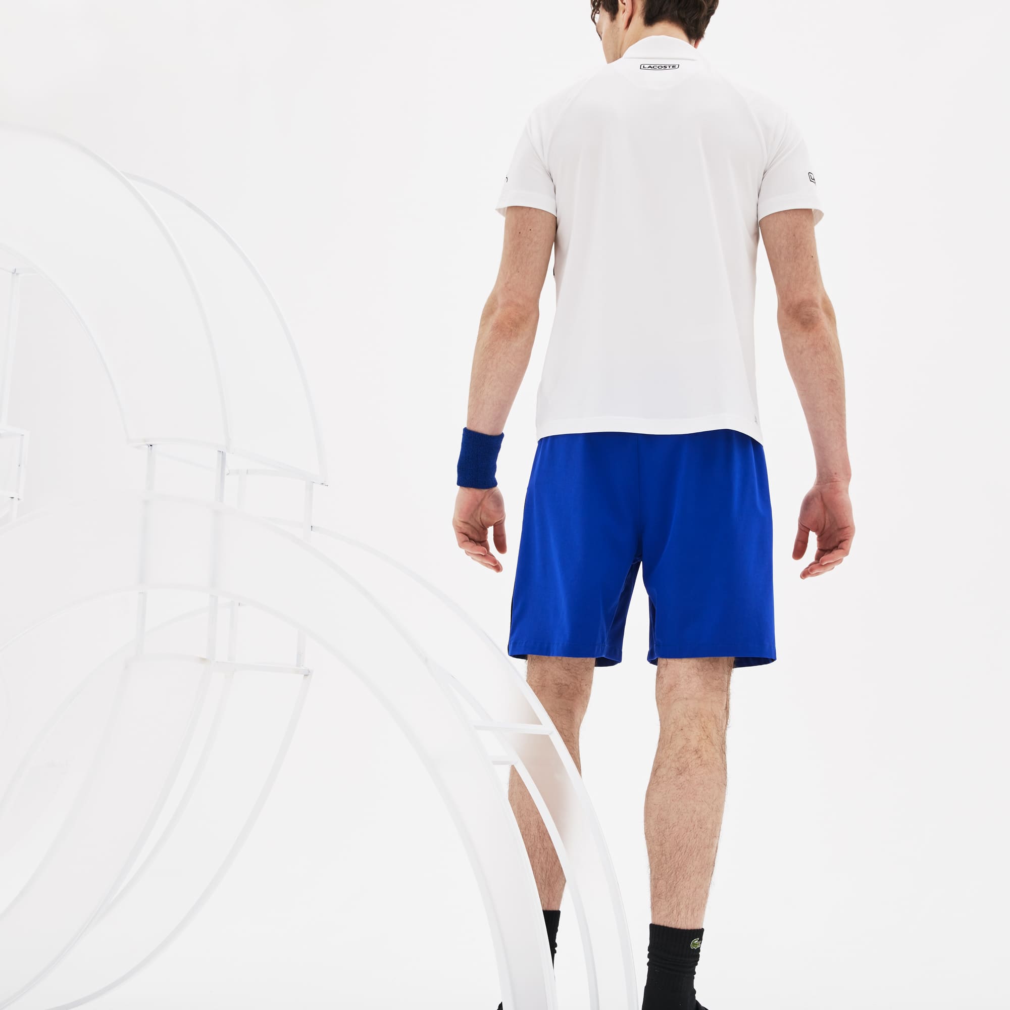 Lacoste Mens Novak 7 Stretch Woven Short