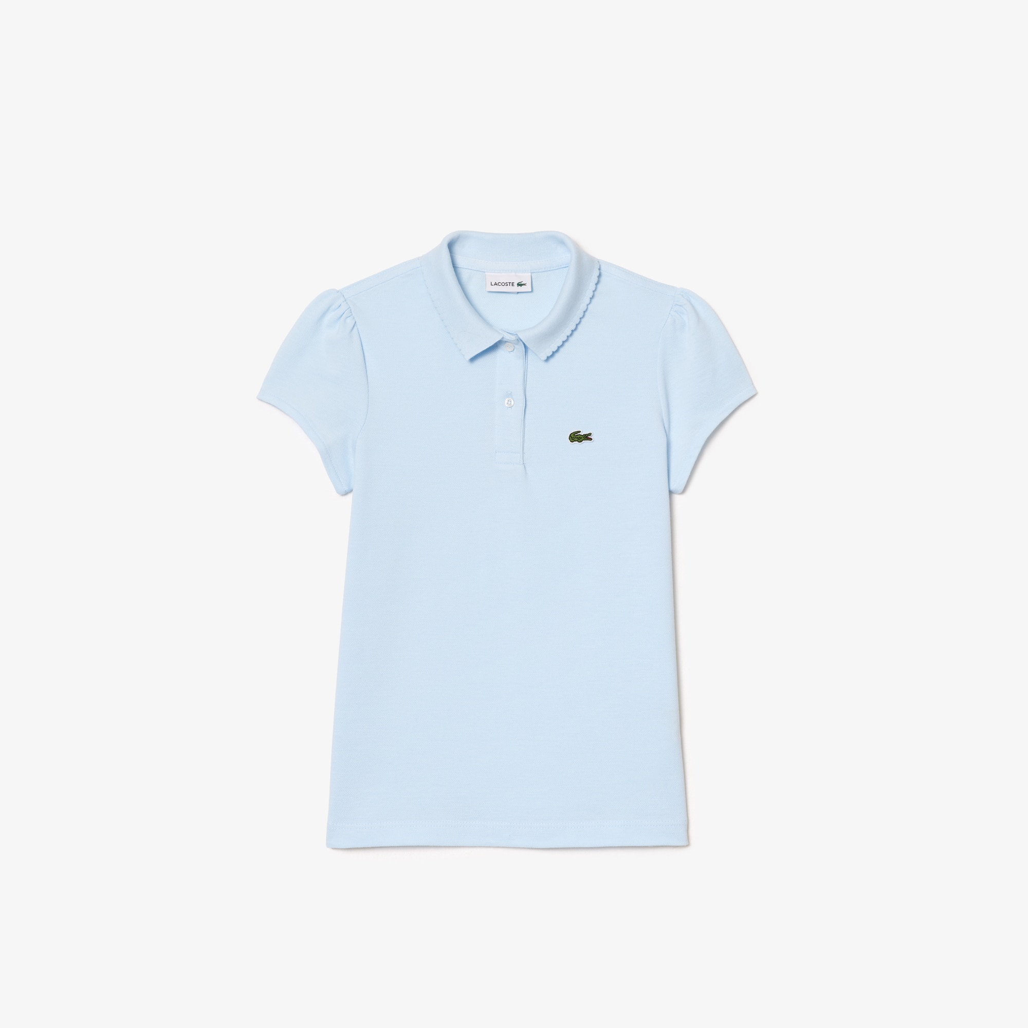 ジャスト・キッズ Kids' Scalloped Collar Mini Piqué Polo - Teens Polos - New