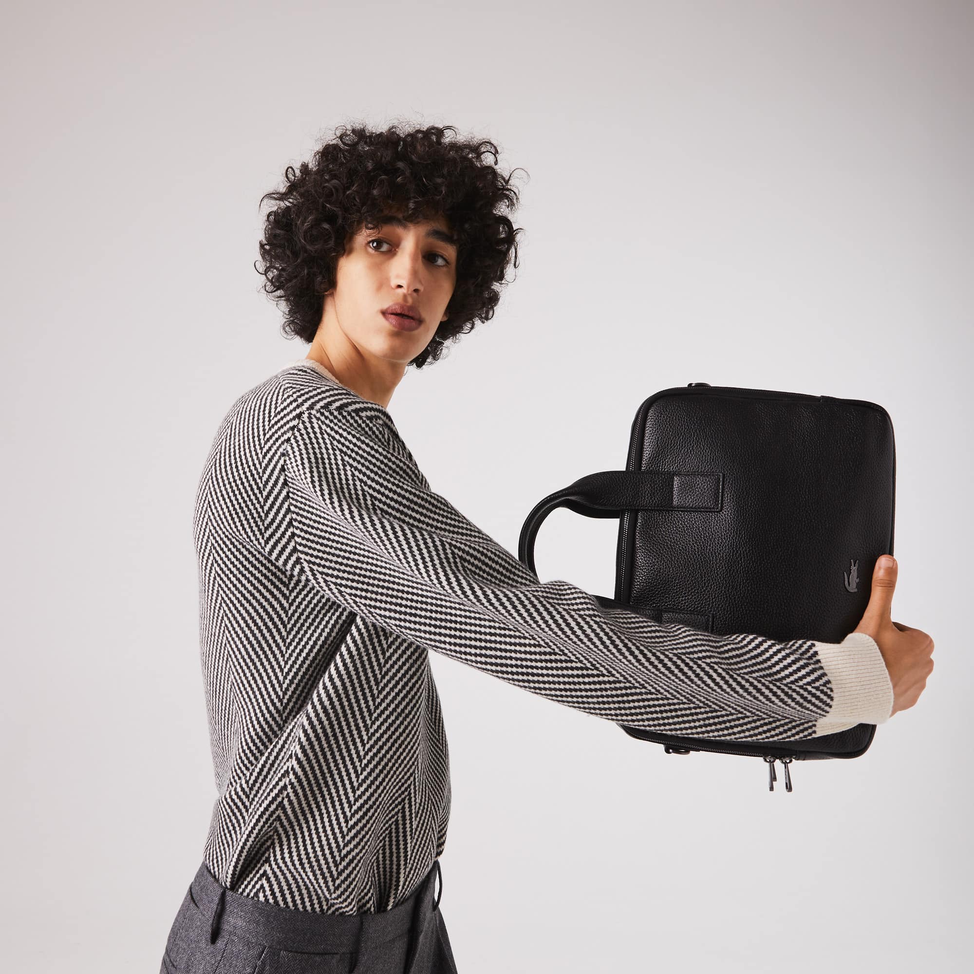 Soft Matte Full-Grain Leather Computer Bag - Bags - New In 2026