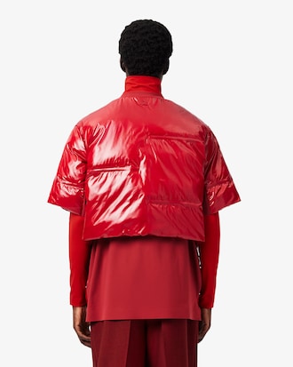 Runway Glossy Padded Taffeta T-shirt