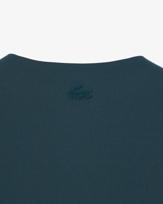 Runway Zipped Printed Stretch T-shirt