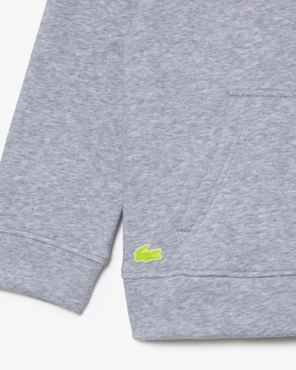 Kids’ Contrast Branding Hoodie