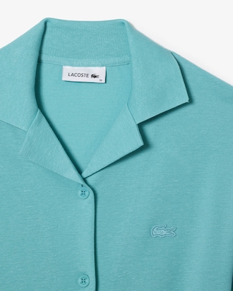 Women's Linen and Cotton Belted Shirt Dress