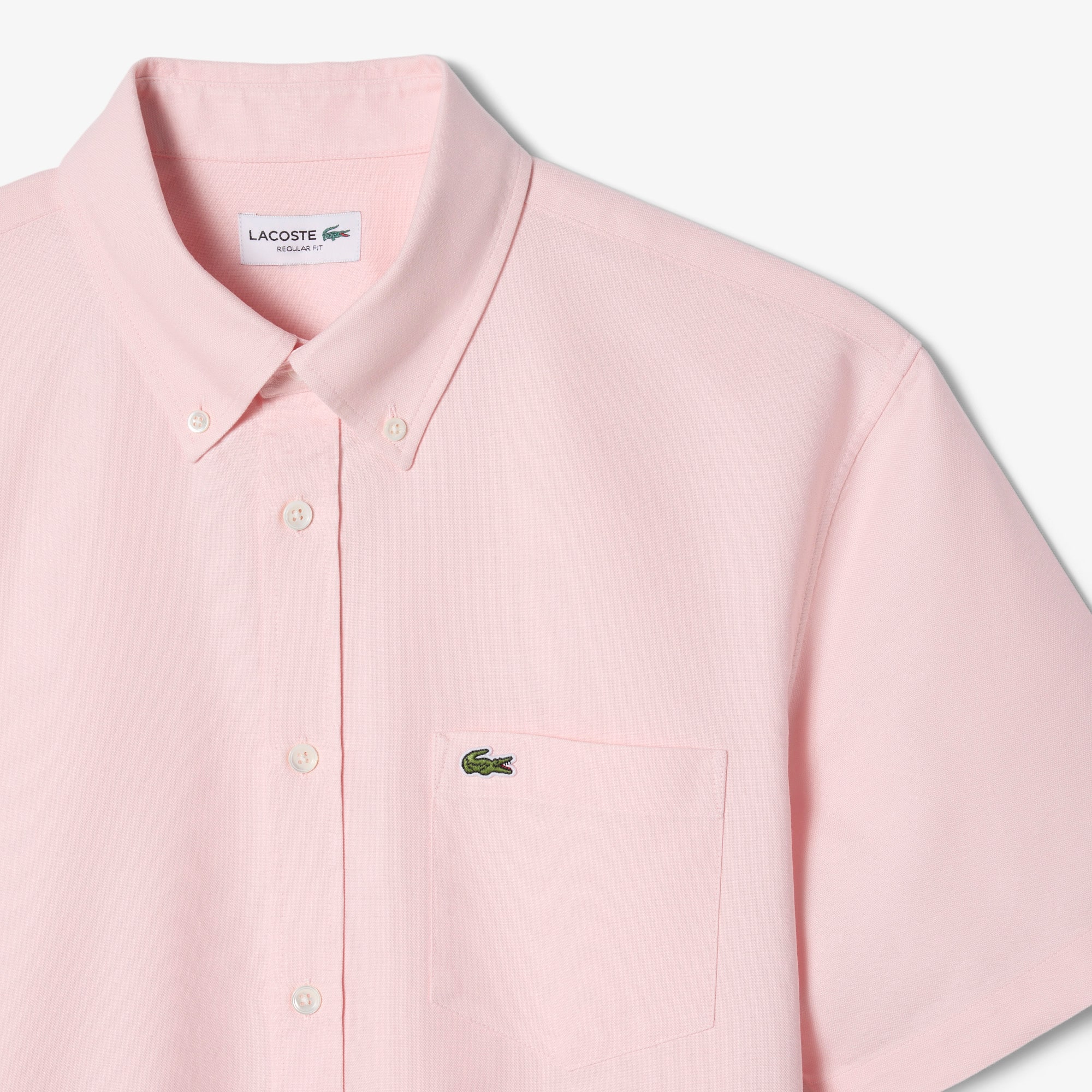 Men's Regular Fit Short Sleeve Oxford Shirt - Button Down Shirts