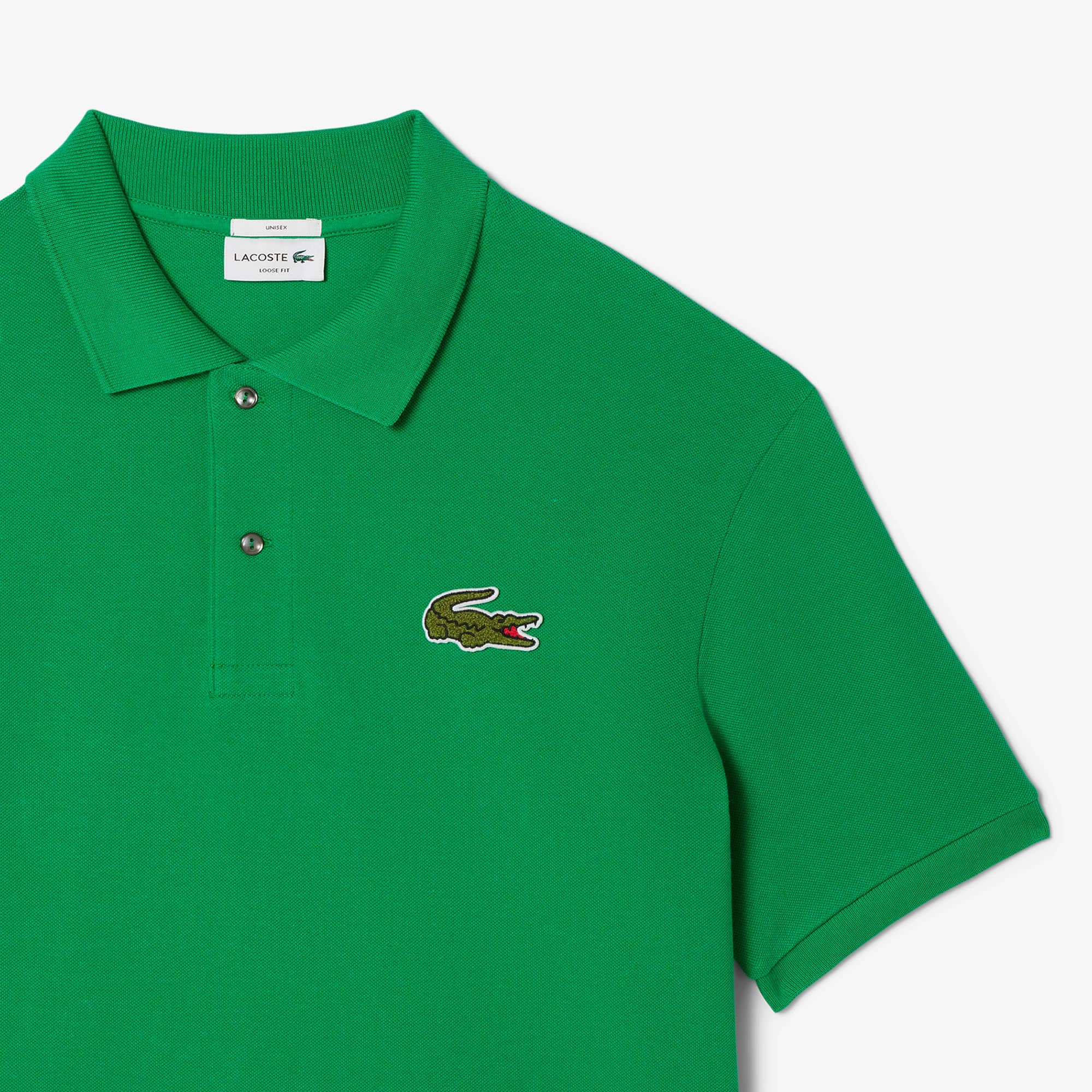 Unisex Loose Fit L.12.12 Piqué Badge Polo - Polo Shirts